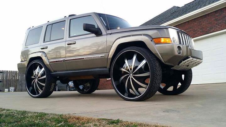 Custom wheels 2006 jeep commander #5